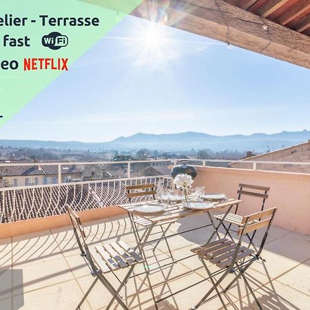 Mont Ventoux - Terrasse - Vue Degagee - Linge De Qualite - Fibre - Confort Гардан Экстерьер фото