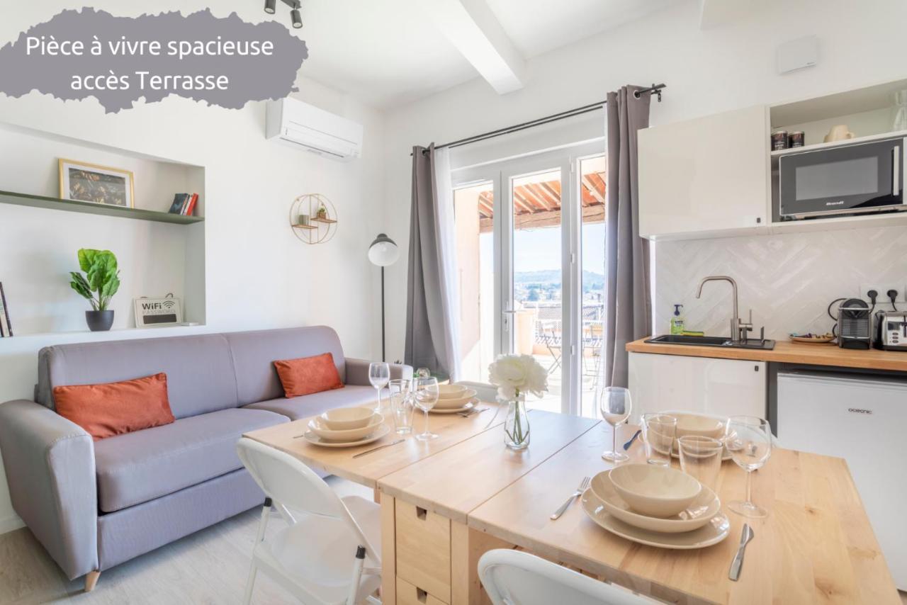 Mont Ventoux - Terrasse - Vue Degagee - Linge De Qualite - Fibre - Confort Гардан Экстерьер фото