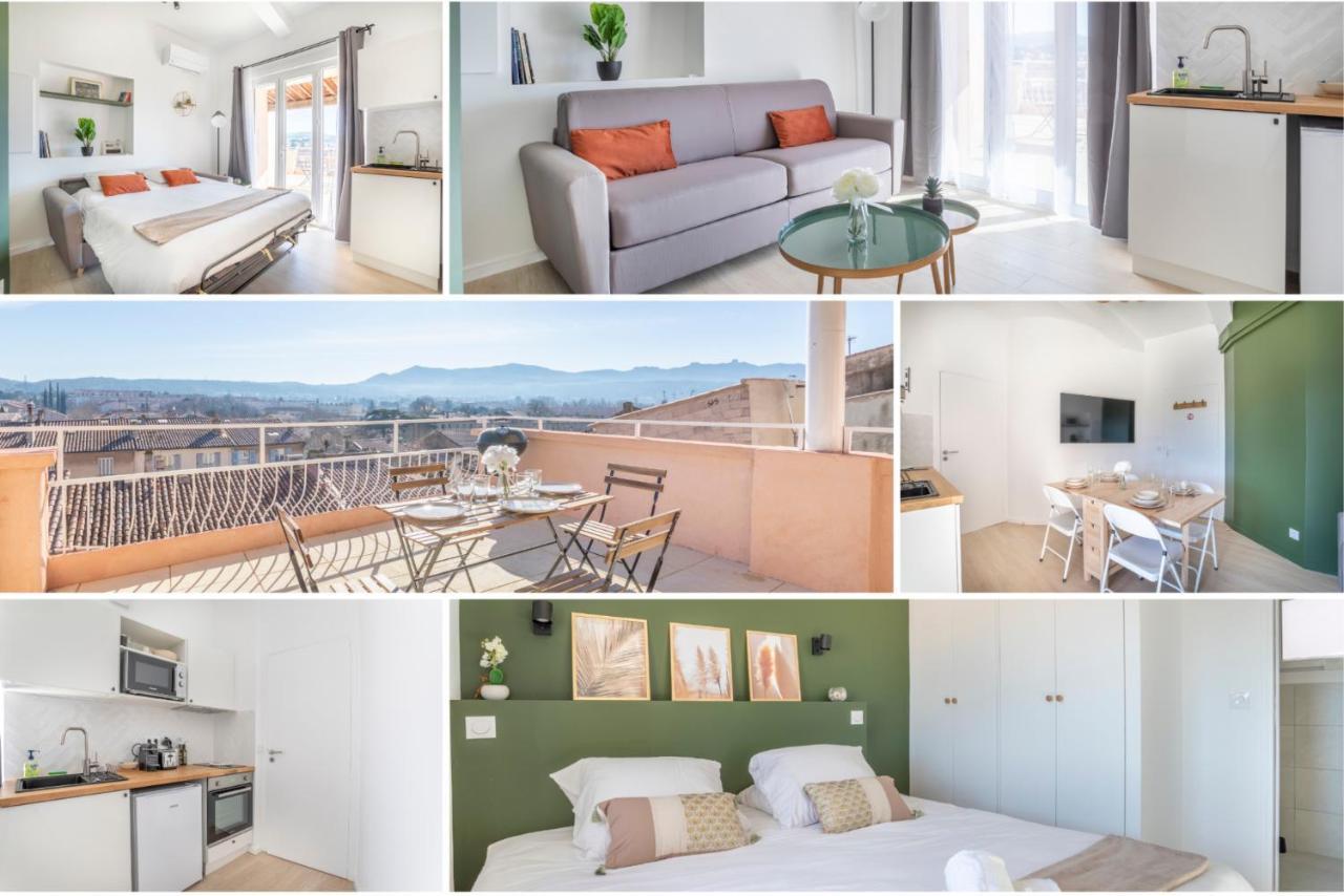 Mont Ventoux - Terrasse - Vue Degagee - Linge De Qualite - Fibre - Confort Гардан Экстерьер фото