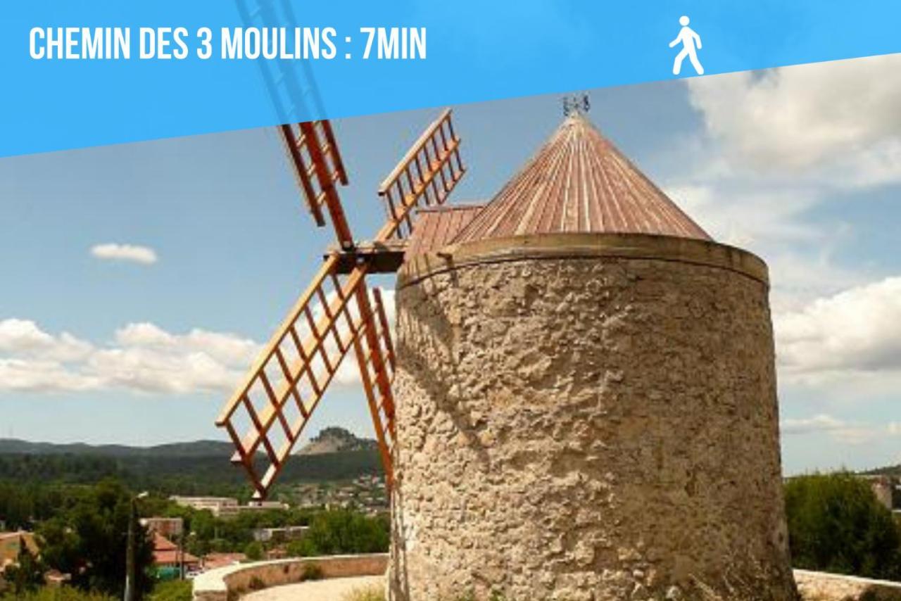 Mont Ventoux - Terrasse - Vue Degagee - Linge De Qualite - Fibre - Confort Гардан Экстерьер фото